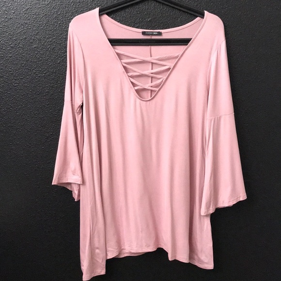 Tops - Paper Moon Light Pink Tunic Top. S/M/L available!
